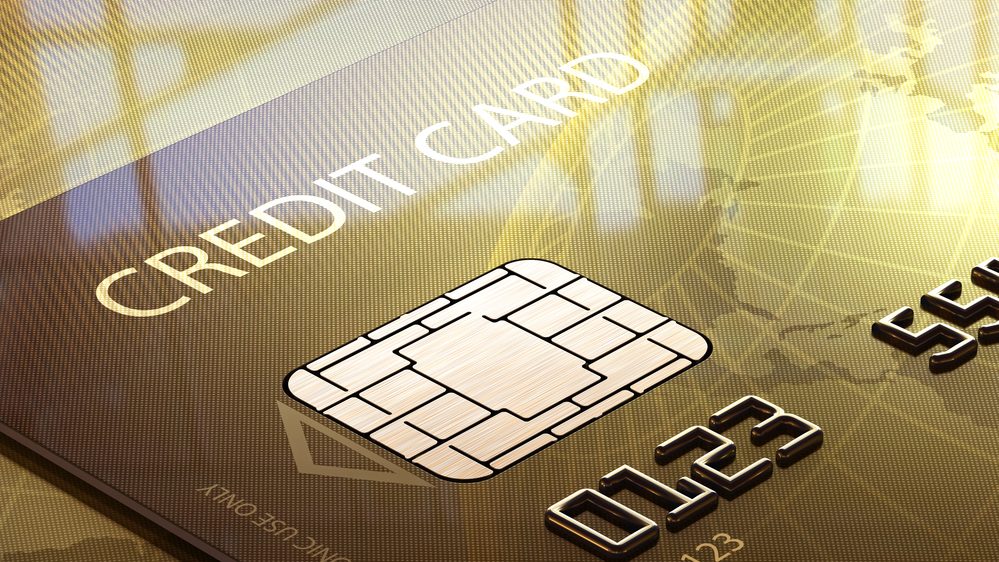 Credit card met EMV chip